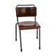 Chaise industrielle en contreplaqué 'TH-Delft' par WH Gispen