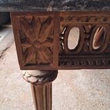 Gilded wood console