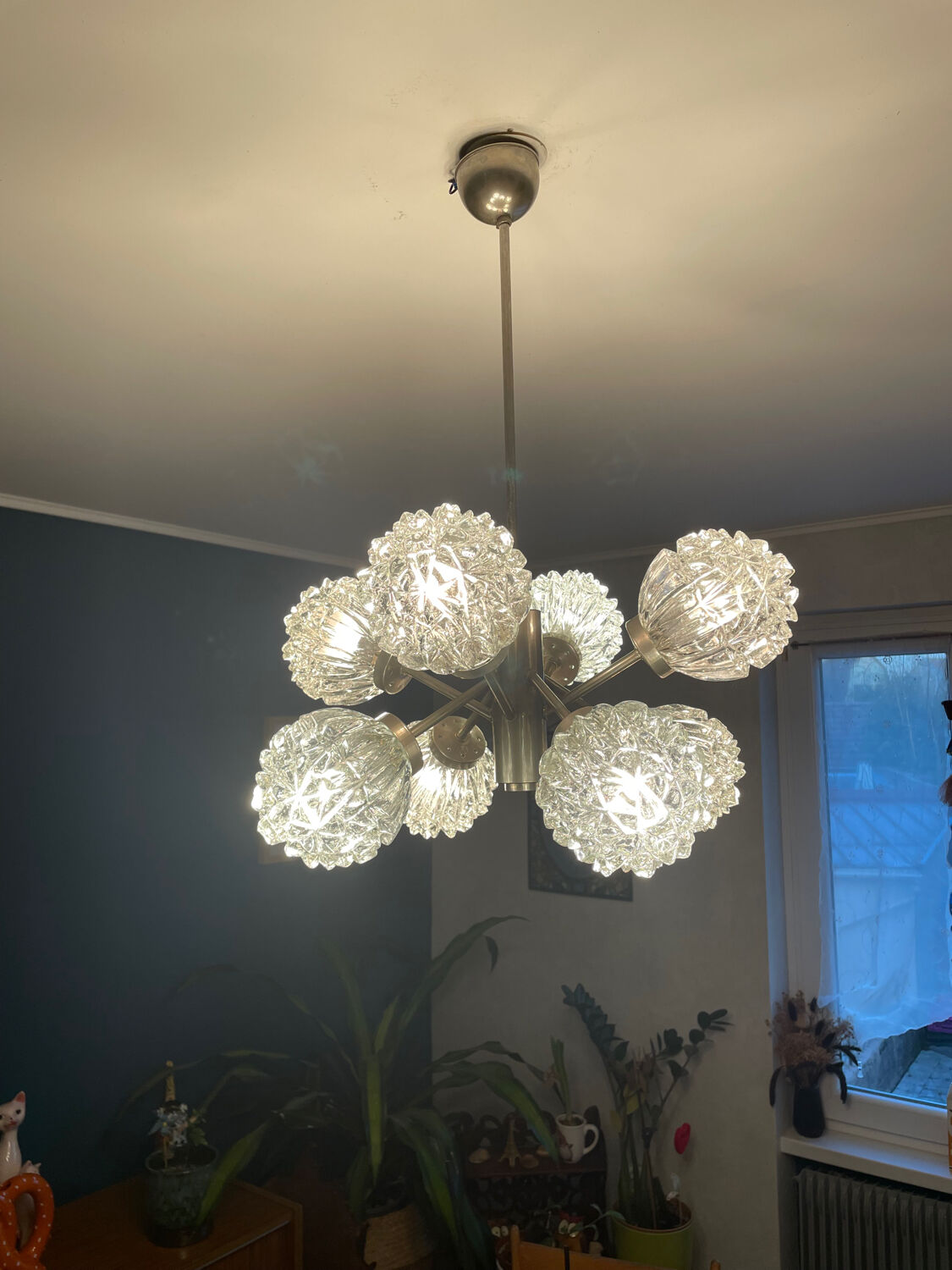 Lustre Space Age Sputnik vintage Richard Essig 1960