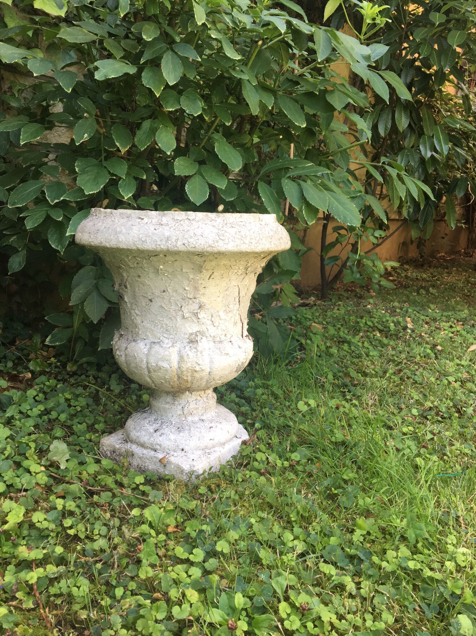 Cement Medici vase, 40cm high