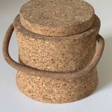 Vintage 60s design cork ice cube tray