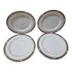 6 assiettes porcelaine