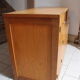Commode asymétrique chêne clair 1950