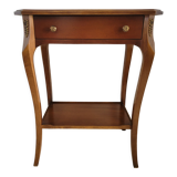 Cherry wood console
