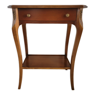 Cherry wood console