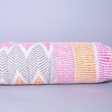 Vintage kantha "Bengal Chevron" pastels