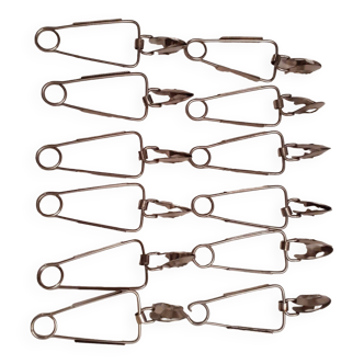 12 snail tongs