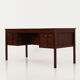 Bureau en bois de chêne par Domino Møbler design scandinave des années 1970