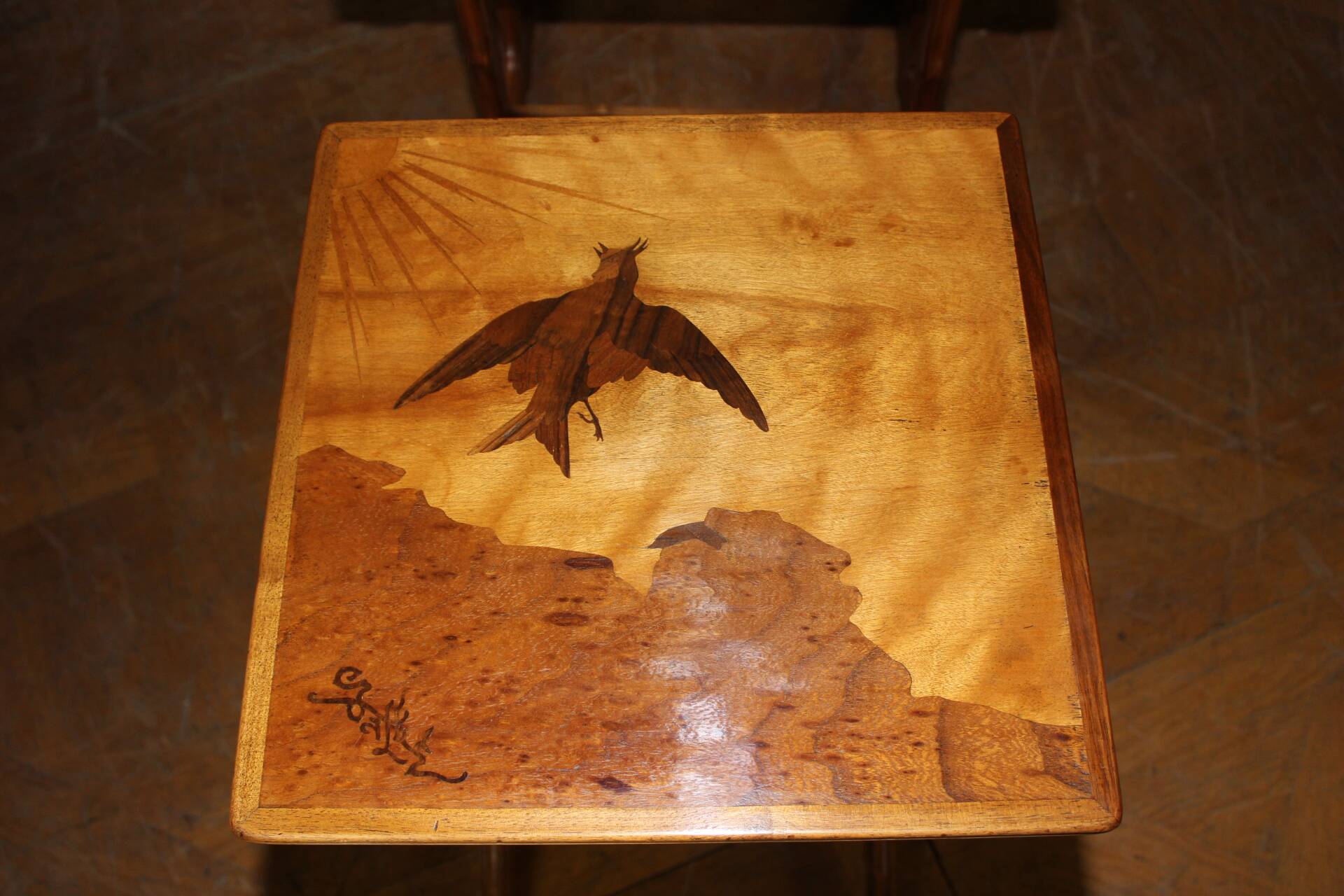 Nested Tables by Emile Gallé around 1900