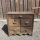 cabinet d'écriture commode ancien en bois