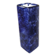 Vintage Blue Ceramic Vase: Hand-Painted Galaxy Glaze, 1970s Home Decor
