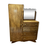 Vintage asymmetrical wardrobe