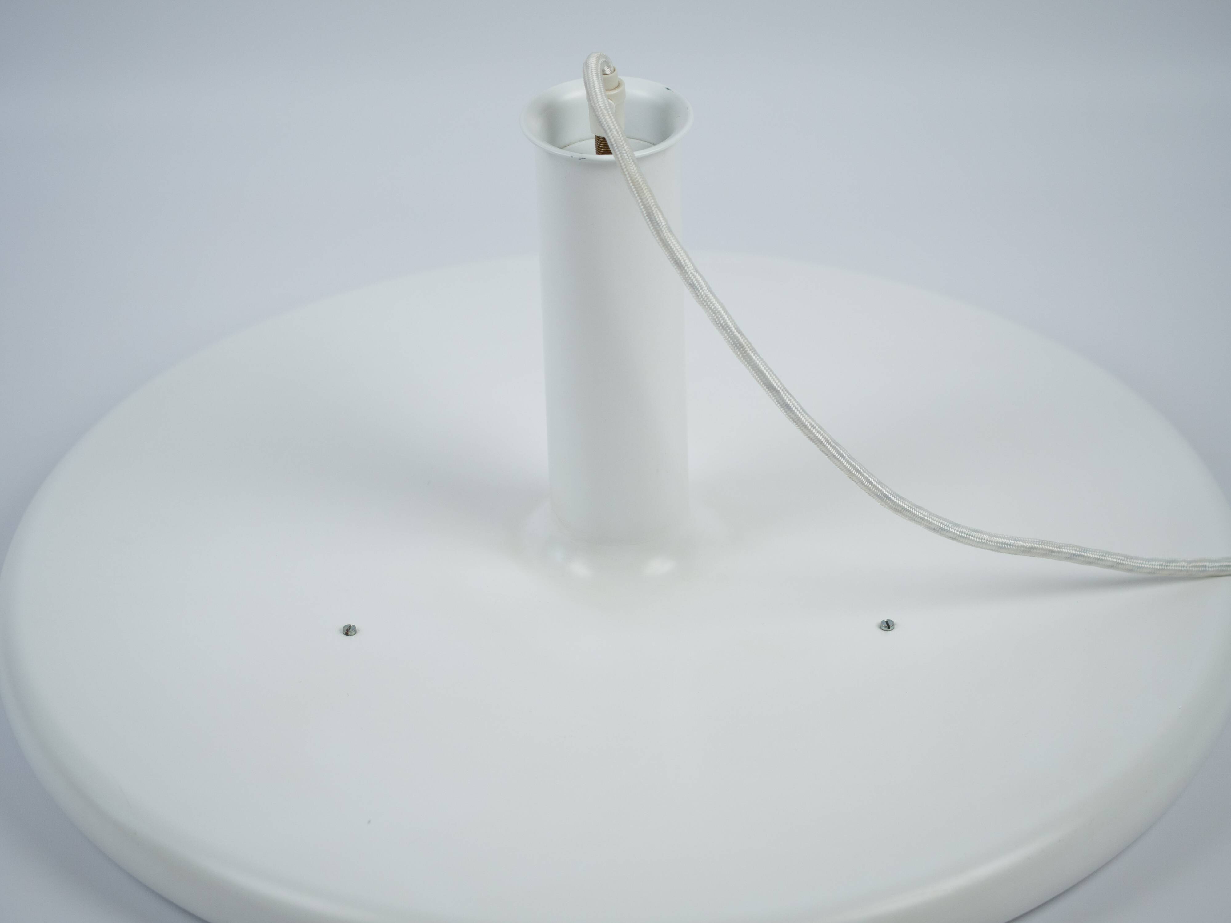 Danish vintage Optima pendant lamp by Hans Due, Fog og Morup, 1973