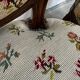 Pair of Louis XVI medallion chairs with canvas.