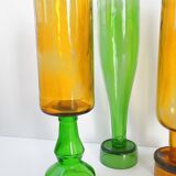 Suite of 5 vintage Suze vases