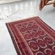 Tapis artisanal vintage - 102cm x 204cm