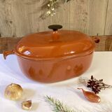 Le Creuzet enameled cast iron casserole dish