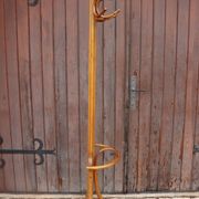 Portemanteau perroquet mural en demi style Thonet, 1900