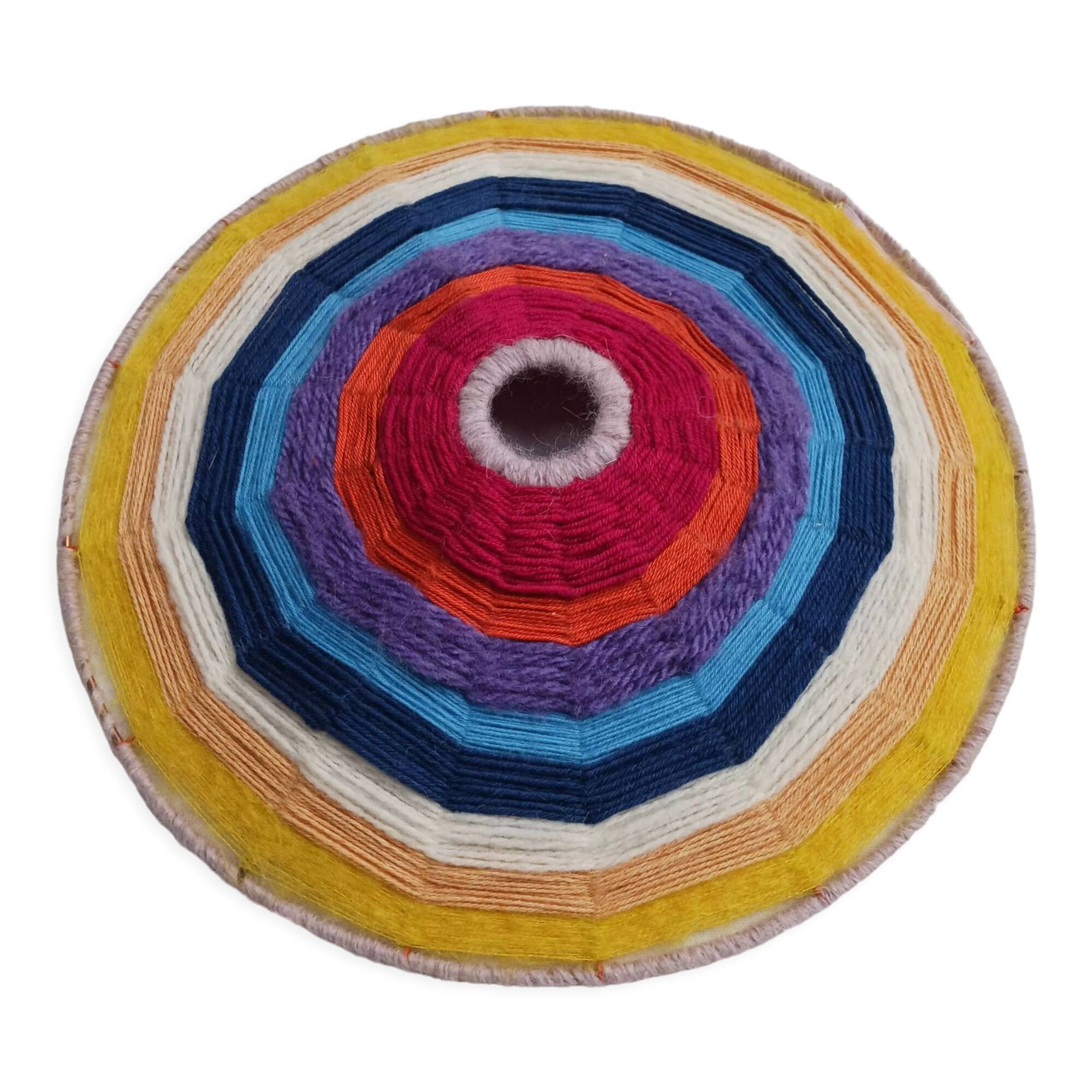 Cylindrical day abat weaving wool