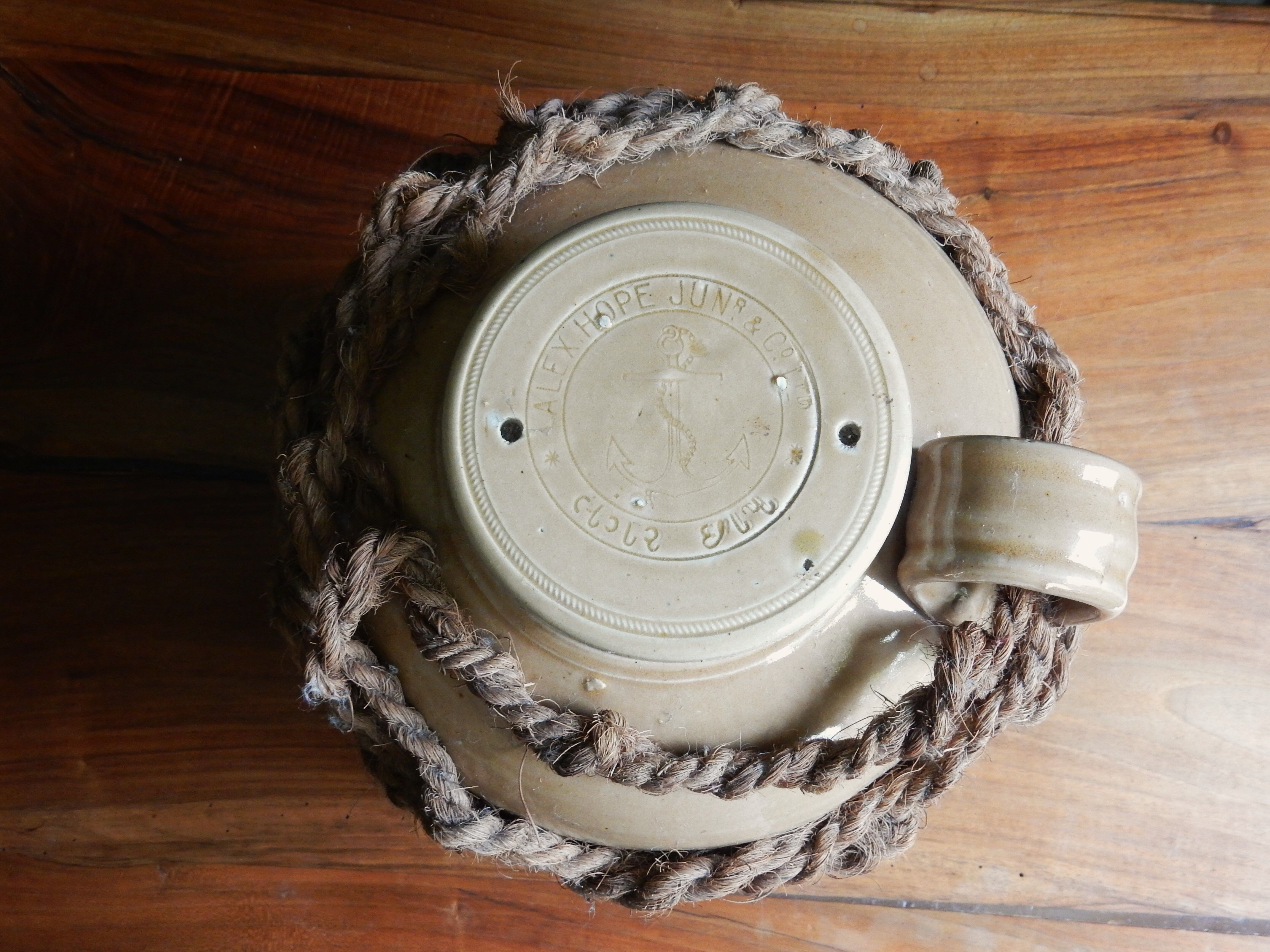 Large stoneware pot XIXth transport of acid