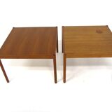 Set of 2 teak side tables, Sweden, 1960