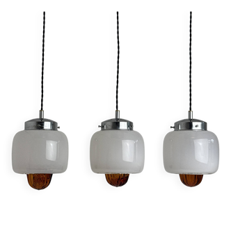 LOT 3 ANTIQUE SUSPENSIONS "MURANO GLASS" VINTAGE