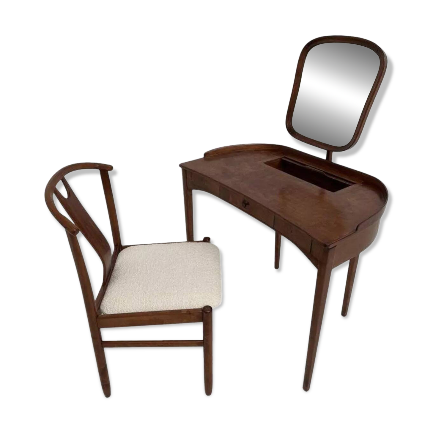 Brigitta Dressing Table and Chair by Carl Malmsten & Yngve Ekström