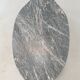 Italian marble leaf shape coffee table, 1980's