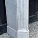 Fireplace in carrara marble around 1880