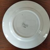 5 flat plates in St Amand "Jane" iron clay