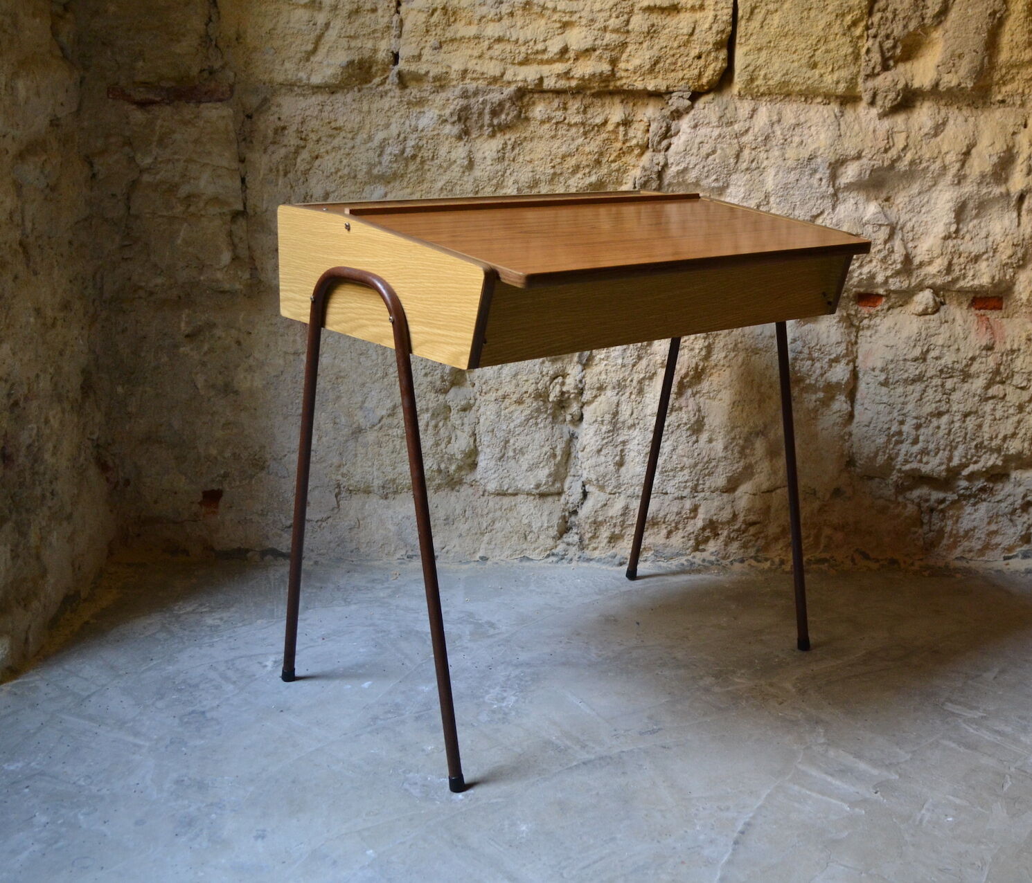 Vintage children's desk from the 1970s