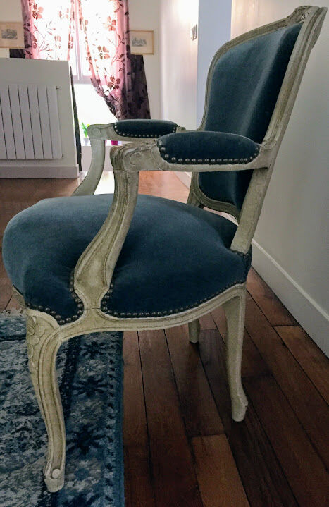 Fauteuils bergères style Louis XV