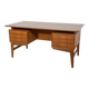 Mid-Century Freestanding Teak Desk, 1960s