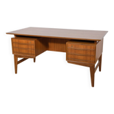 Mid-Century Freestanding Teak Desk, 1960s