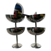 5 stainless steel cups