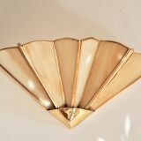 Glass paste wall sconce