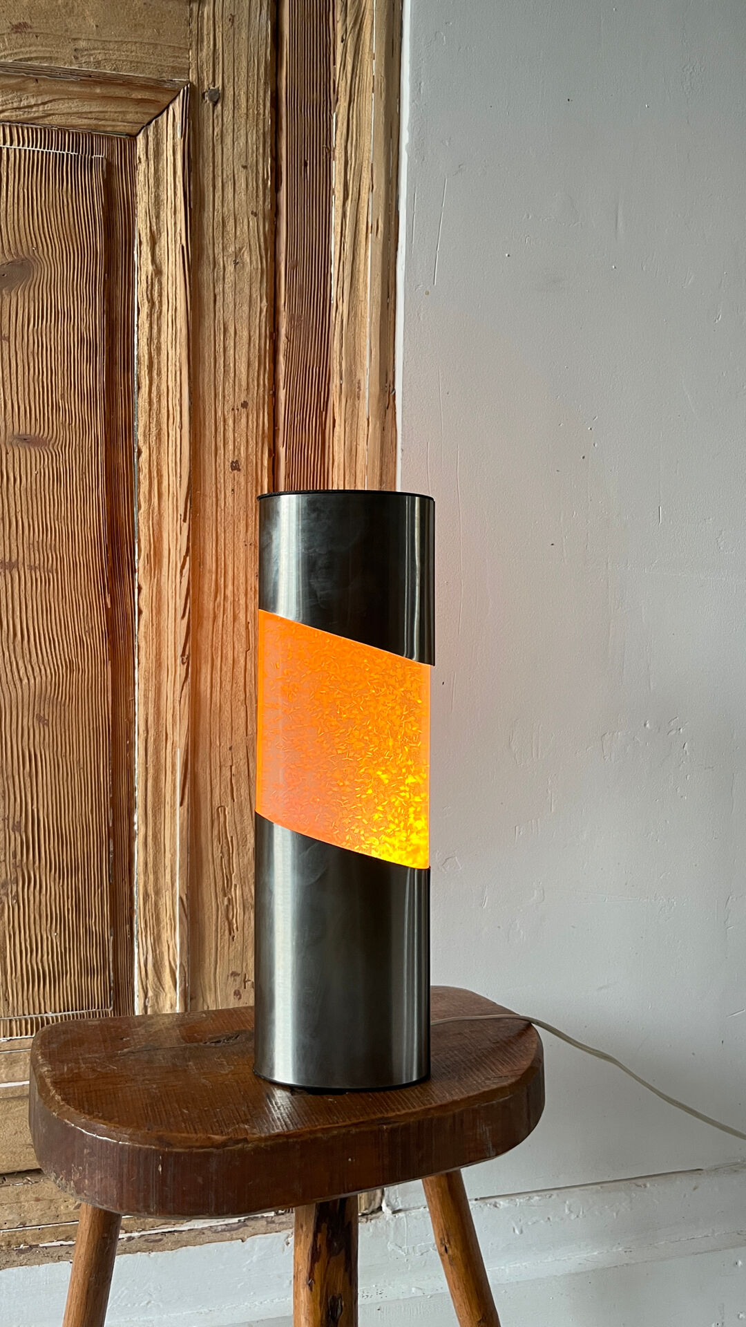 Lampe à paillette Space Âge