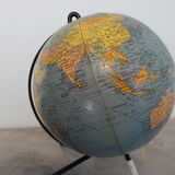 Globe terrestre vintage Girard er Barrère années 60