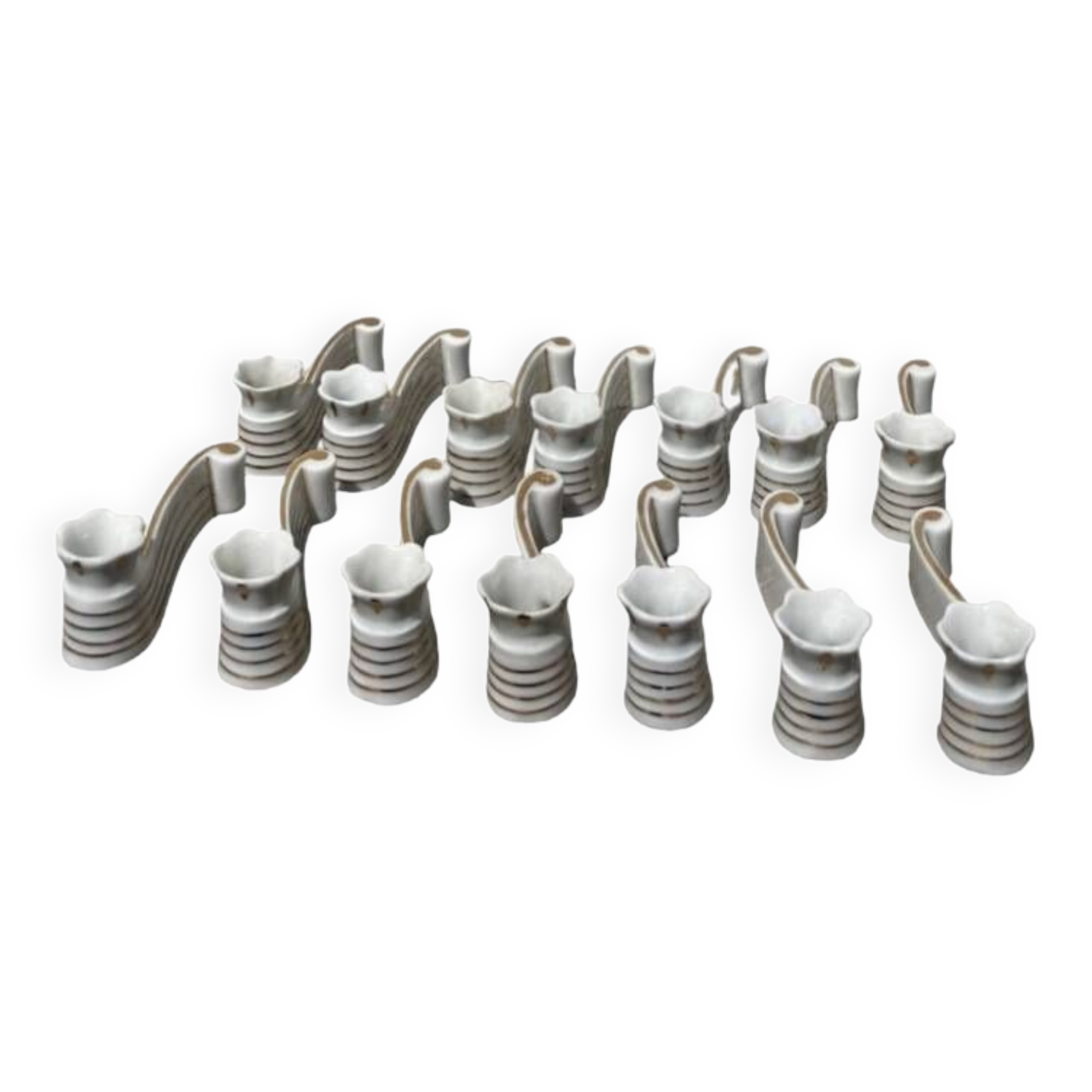 14 Limoges soliflore knife holders