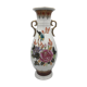 Vase in asian porcelain decorated with birds