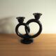 Villeroy & Boch - Rare Septfontaines Earthenware Pretzel Candle Holder - 1950s, Luxembourg