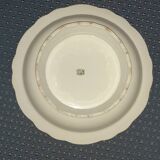 Hollow dish on foot compote, cream, fruits...porcelain