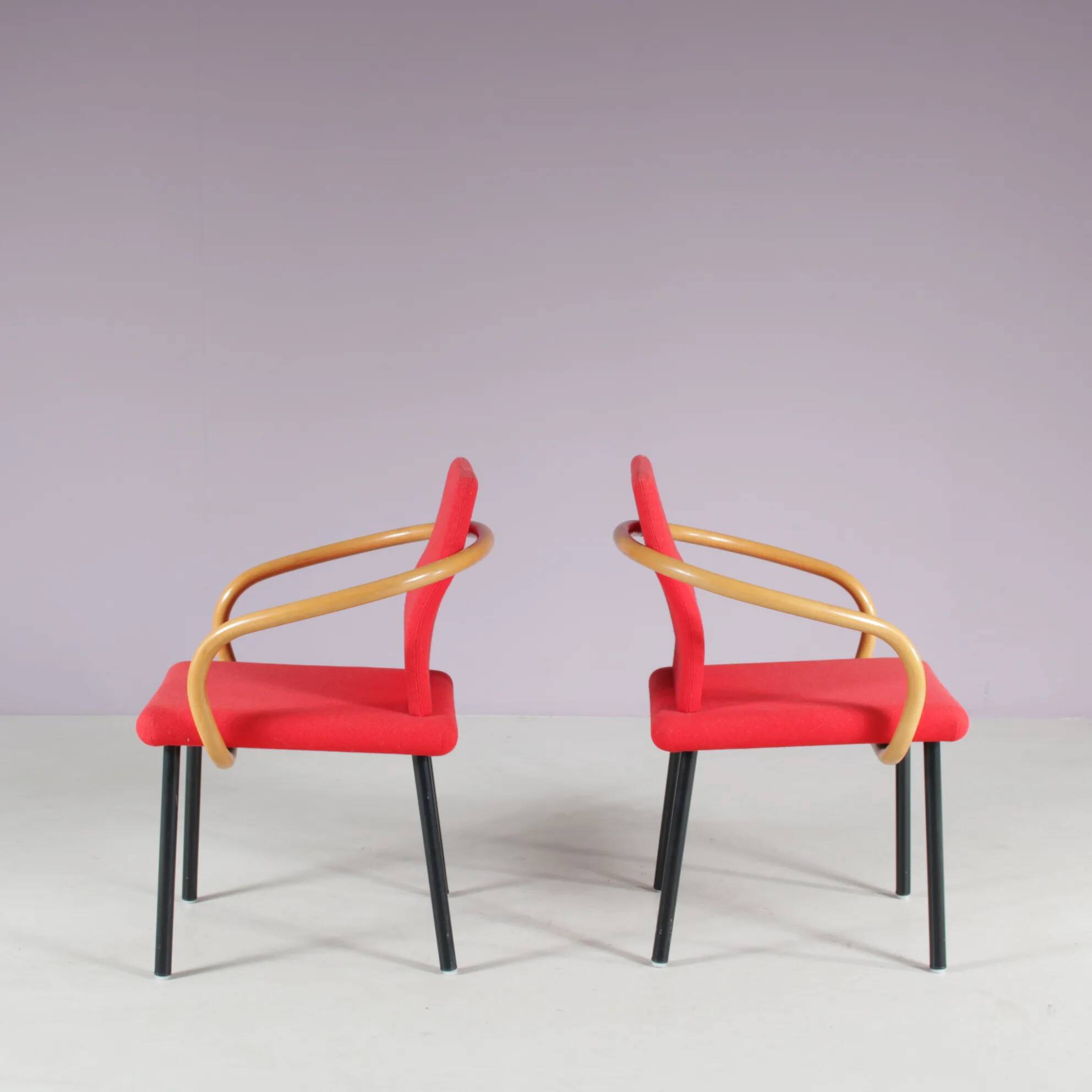 1980s “Mandarin” chairs by Ettore Sottsass for Knoll International, USA
