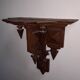 Console murale en bois massif