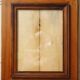 Old “diamond point” frame in solid wood