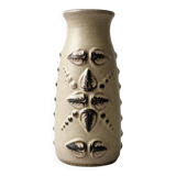Ceramic vase 'face'