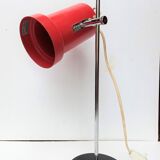 Vintage adjustable desk lamp red