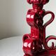 Bougeoirs en barbotine Art Deco