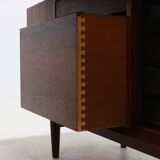 Rosewood Executive Desk Model 209 by Arne Vodder for Sibast 1955