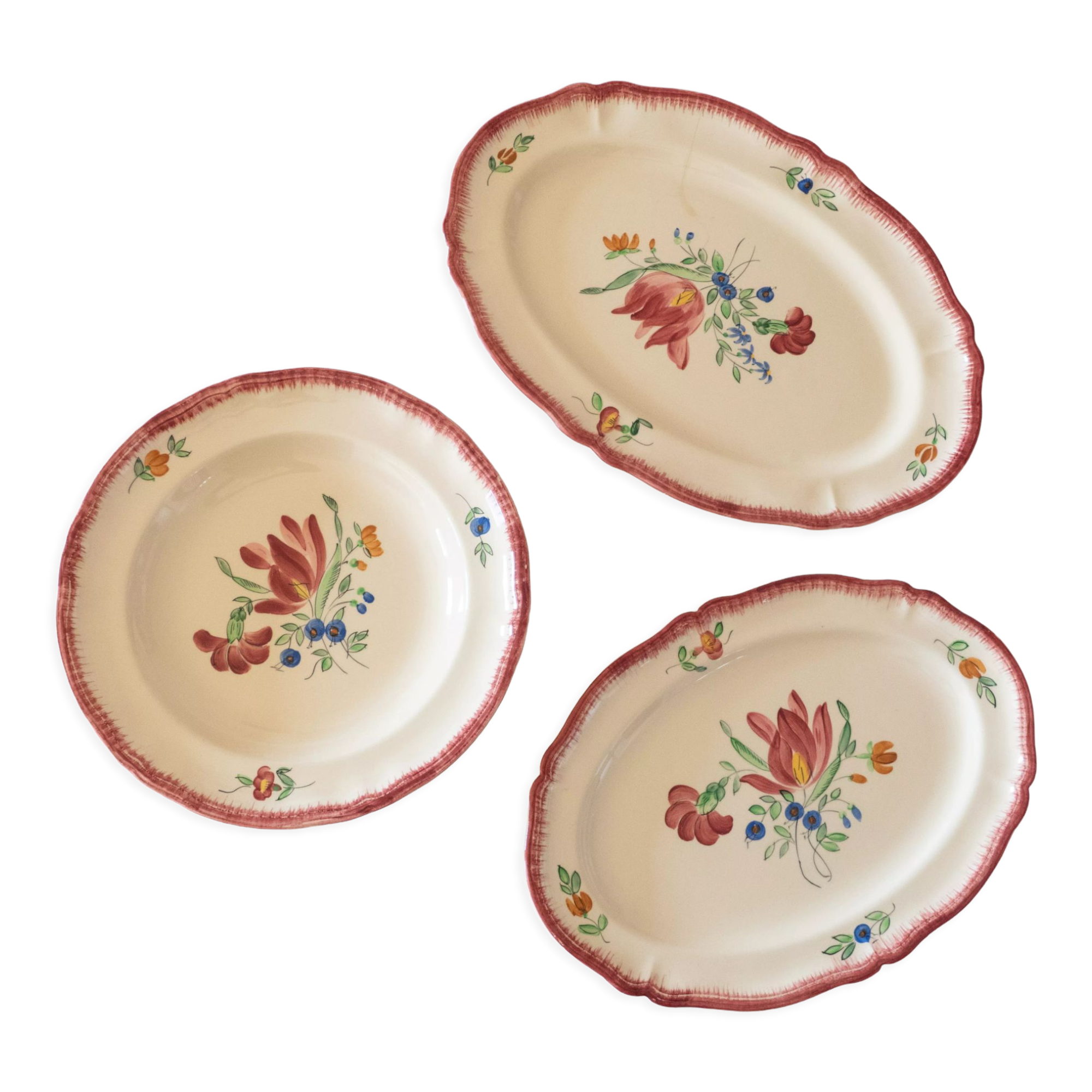 3 dishes Longchamp Trianon collection